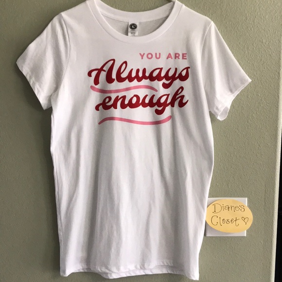 New Women’s “You Are Always Enough” Graphic Tee - Picture 3 of 5